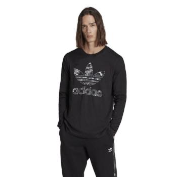 ADIDAS ORIGINALS-CAMO STR LS TEE-HR3527-BLACK Fekete L kép