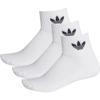 ADIDAS ORIGINALS-MID ANKLE SCK-WHITE 3 PACK Fehér 40/42 kép