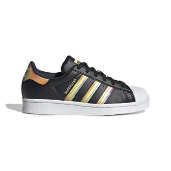 ADIDAS ORIGINALS-Superstar Jr core black/core black/almost yellow Fekete 36 2/3 kép