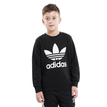 ADIDAS ORIGINALS-TREFOIL CREW-ED7797-black/white Fekete 140 kép