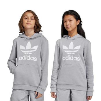 ADIDAS ORIGINALS-TREFOIL HOODIE-GE1979-MGREYH/WHITE Szürke 140 kép