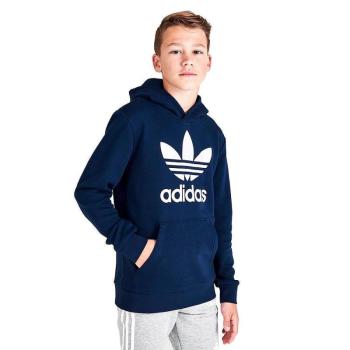 ADIDAS ORIGINALS-TREFOIL HOODIE-HK0272-night indigo Kék 140 kép