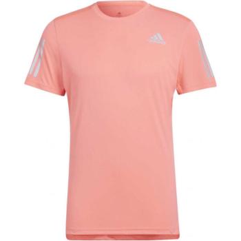 adidas OWN THE RUN TEE Férfi futópóló, lazac, méret kép