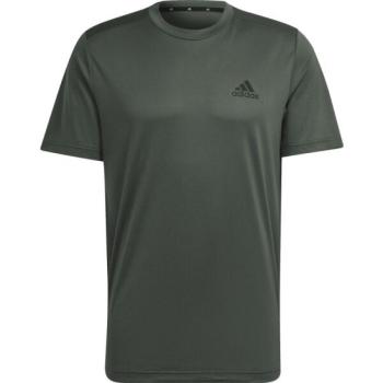 adidas PL T Férfi edzőpóló, khaki, méret kép