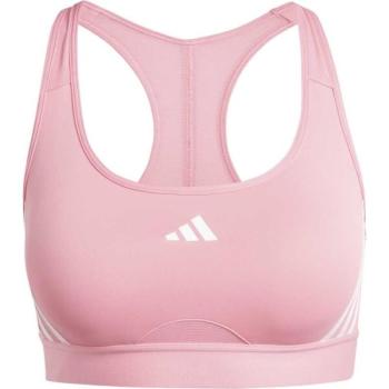 adidas POWERIMPACT TRAIN 3-STRIPES BRA Női sportmelltartó, rózsaszín, méret kép