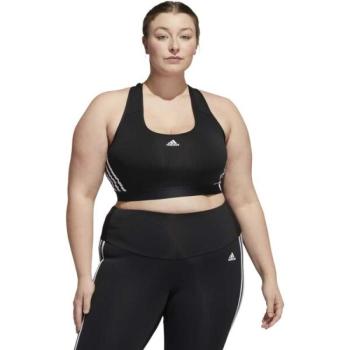 adidas PWR MS 3S PS Női plus size sportmelltartó, fekete, méret kép