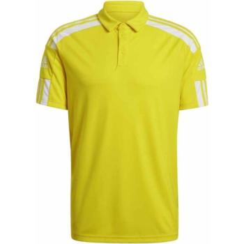 adidas SQ21 POLO Férfi galléros póló, sárga, méret kép