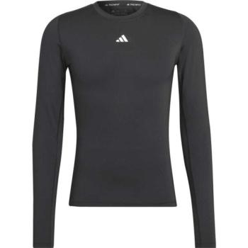 adidas TF LS TEE Férfi póló, fekete, méret kép