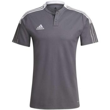 adidas TIRO21 POLO Férfi póló focira, szürke, méret kép