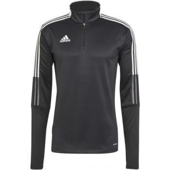 adidas TIRO21 WARM TOP Férfi futball pulóver, fekete, méret kép