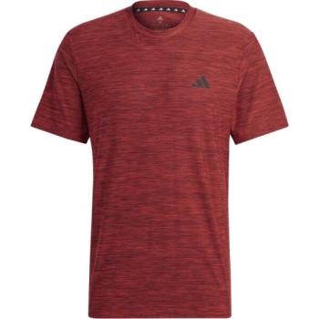 adidas TR-ES STRETCH T Férfi sportos póló, bordó, méret kép