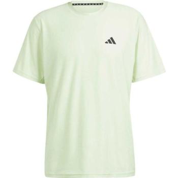 adidas TRAIN ESSENTIALS STRETCH TRANING T-SHIRT Férfi póló edzéshez, világoszöld, méret kép