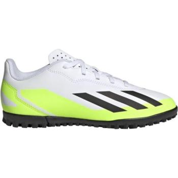 adidas X CRAZYFAST.4 TF J Gyerek turf futballcipő, fehér, méret 36 2/3 kép