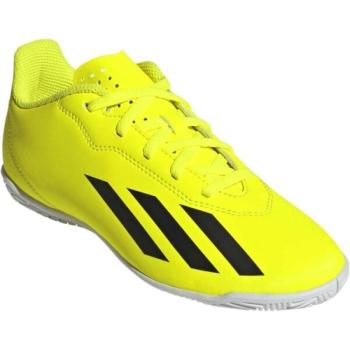 adidas X CRAZYFAST CLUB IN J Gyerek teremcipő, sárga, méret 36 2/3 kép