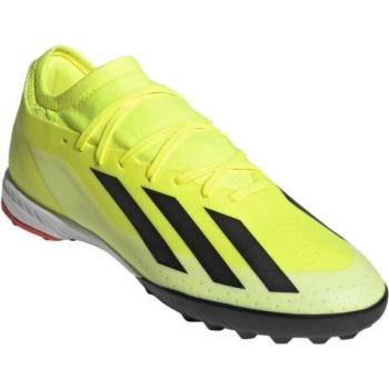 adidas X CRAZYFAST LEAGUE TF Férfi futballcipő műfüves pályára, sárga, méret 41 1/3 kép