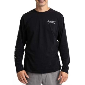 ADVENTER & FISHING COTTON SHIRT BLACK Férfi felső, fekete, méret kép