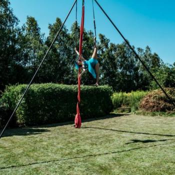 Aerialsilks légi szabadon álló szerkezet légi akrobatikához Méret: 6 m kép