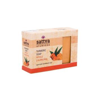 Ajurvédikus kézműves szappan - Kurkuma 125g - Sattva Ayurveda kép