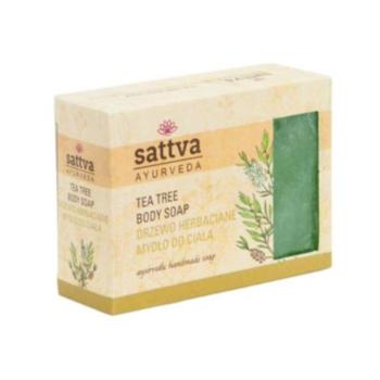 Ajurvédikus kézműves szappan - Teafa 125g - Sattva Ayurveda kép