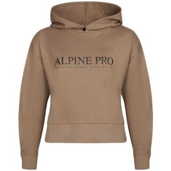 ALPINE PRO QEUDA Női pulóver, barna, méret kép