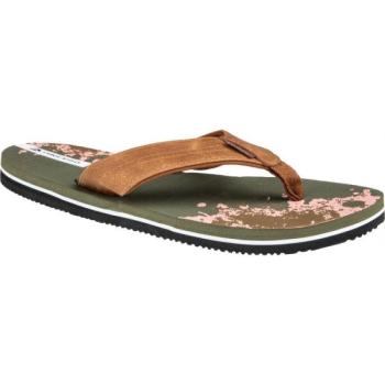 ALPINE PRO VIGO Férfi flip-flop papucs, khaki, méret kép