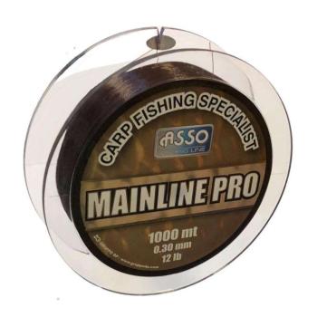 Ampb35 asso carp mainline pro monofil zsinór 1000m 0,35 barna kép