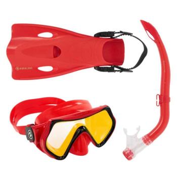 AQUALUNG-HERO SET Junior-RED MIRROR Piros XL kép