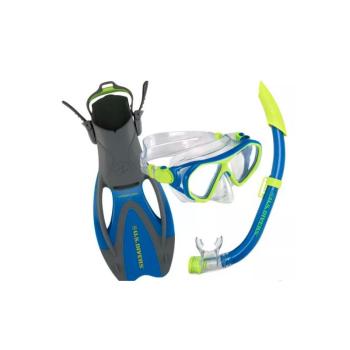 AQUALUNG-SET DORADO II JR BLU YLW Kék 37/41 L kép