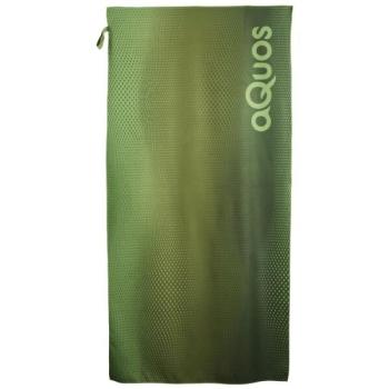 AQUOS TECH TOWEL 75x150 Gyorsan száradó sporttörülköző, zöld, méret kép