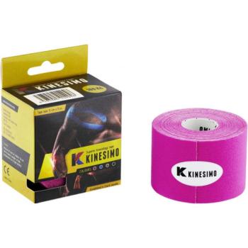 Ares KINESIMO SUPERIOR KINESILOGY TAPE Kineziológiai tapasz, rózsaszín, méret kép