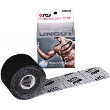 Ares KINESIO TAPE UNCUT 5CM X 5M Kineziológiai tapasz, fekete, méret kép