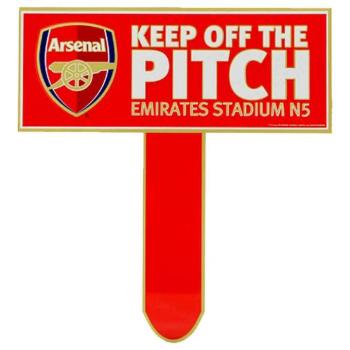 Arsenal tábla Keep Off The Pitch kép