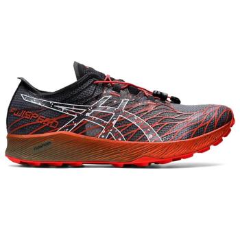 ASICS-FujiSpeed black/cherry tomato Fekete 41,5 kép