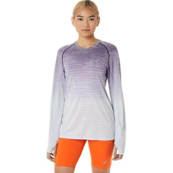 ASICS SEAMLESS LS TOP Női póló, lila, méret kép