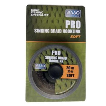 ASSO ASB45 CLASSIC SINKING BRAID SOFT 20M 45LBS Horgászat előke zsinór kép