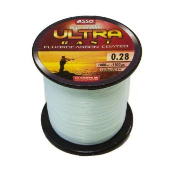 Asuw1320 asso ultra cast fluorocarbon zsinór 1000m 0,20 f kép