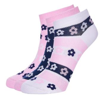 AUTHORITY-ANKLE SOCKS 3PCK flower pink SS20 Keverd össze 39/42 kép