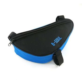 B-Soul Frame Bag 100 Triangle kerékpáros váztáska fekete-kék bmta... kép