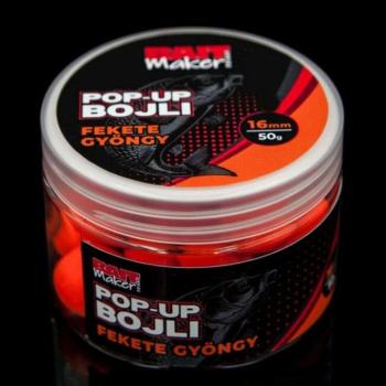 BAIT MAKER Pop Up Bojli 16 mm Fekete Gyöngy 50 g kép