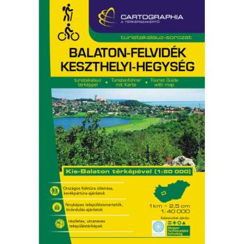 Balaton-felvidék, Keszthelyi-hegység turistakalauz Cartographia kép