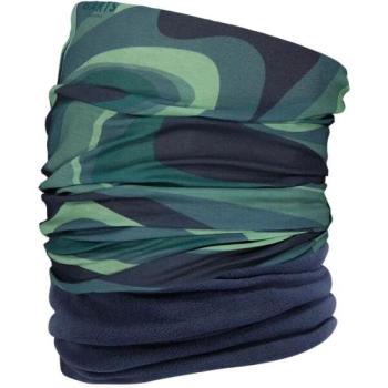 BARTS MULTICOL POLAR SWIRL Csősál fleece anyaggal, sötétzöld, méret kép