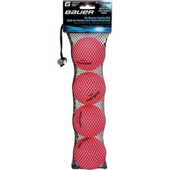 Bauer HOCKEY BALL WARM 4 PK Hokilabda szett, rózsaszín, méret kép