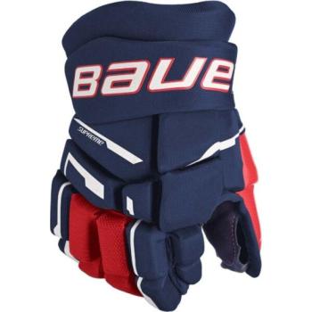 Bauer SUPREME M3 GLOVE-INT Junior jégkorong kesztyű, sötétkék, méret kép