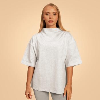 BeastPink Bliss Oversized női top Grey kép