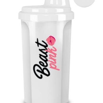 BeastPink fehér shaker 700 ml - BeastPink kép