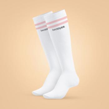 Beastpink Knee High Socks White kép