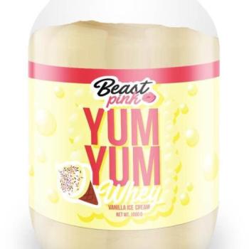 BeastPink Yum Yum Whey Protein 1000 g, vanilla ice cream kép