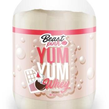 BeastPink Yum Yum Whey Protein 1000 g, white chocolate coconut kép