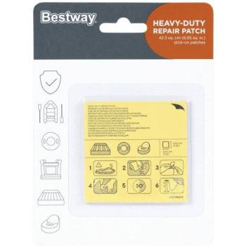 Bestway HEAVY DUTY REPAIR PATCH Öntapadó javítófolt, mix, méret kép