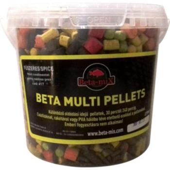 Betamix multi pellet oldódó fűszeres 3-16mm - 2750ml etető pellet kép